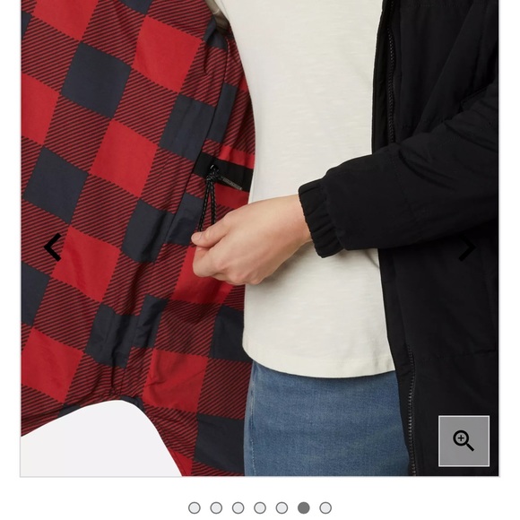 NWT Columbia SportswearWater-resistant fabric pushes back jackets/hoodies size L - Picture 7 of 8